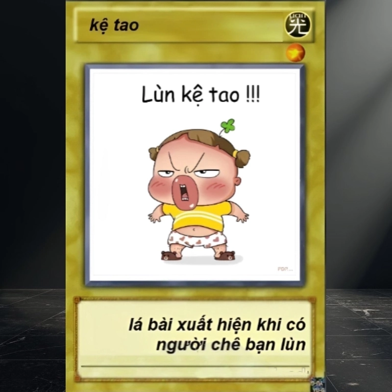 Lá bài triệu hồi meme gọi hội bạn thân xử lý drama