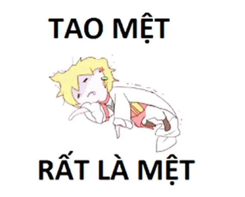 Cảm giác chung của dân văn phòng là meme tôi quá mệt mỏi rồi