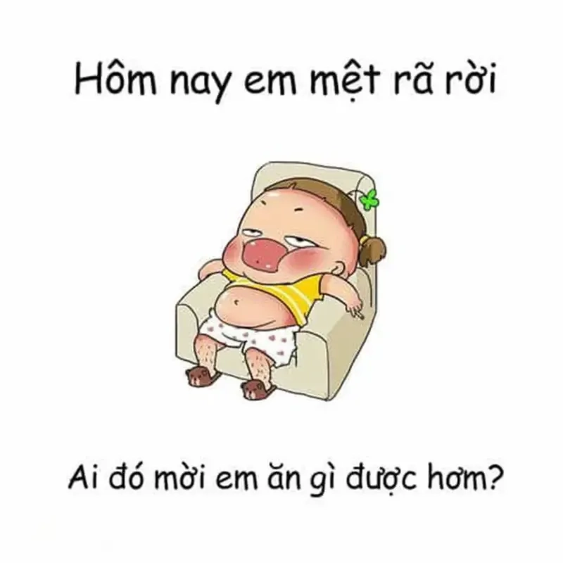 Đừng để cảm xúc nghẹn lời, hãy gửi một chiếc meme mệt mỏi ngay