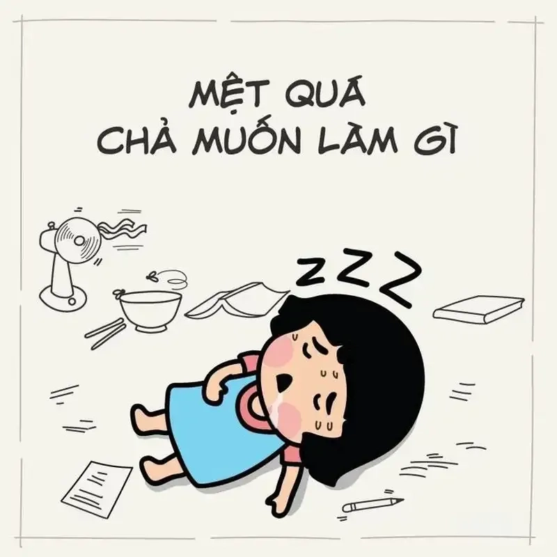 Tuyển tập mệt mỏi meme dành riêng cho tâm trạng tụt mood