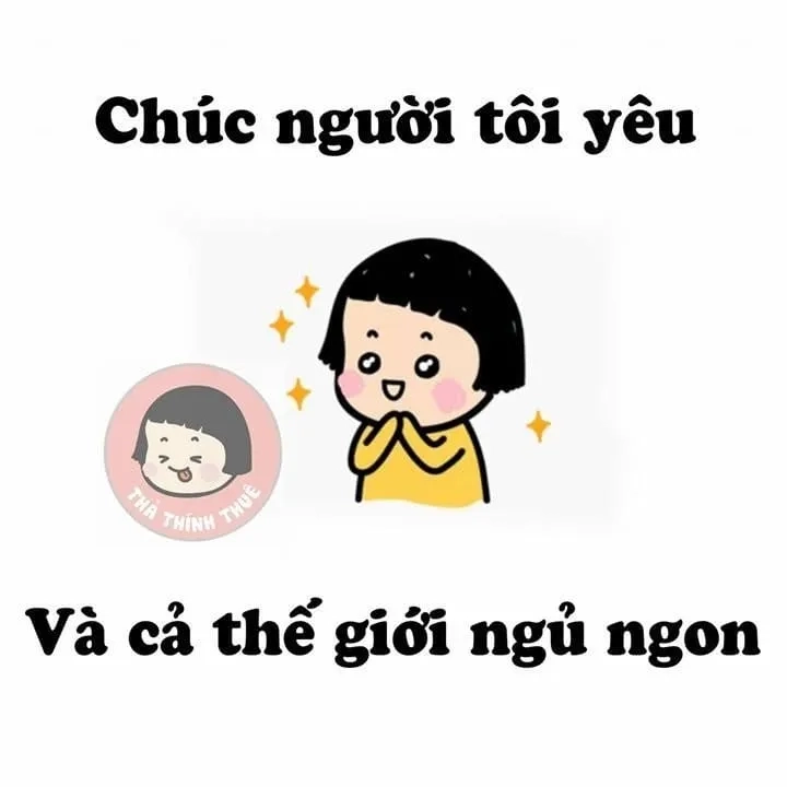 Ngọt ngào và dễ thương, meme chúc ngủ ngon dễ thương sẽ làm bạn mỉm cười!