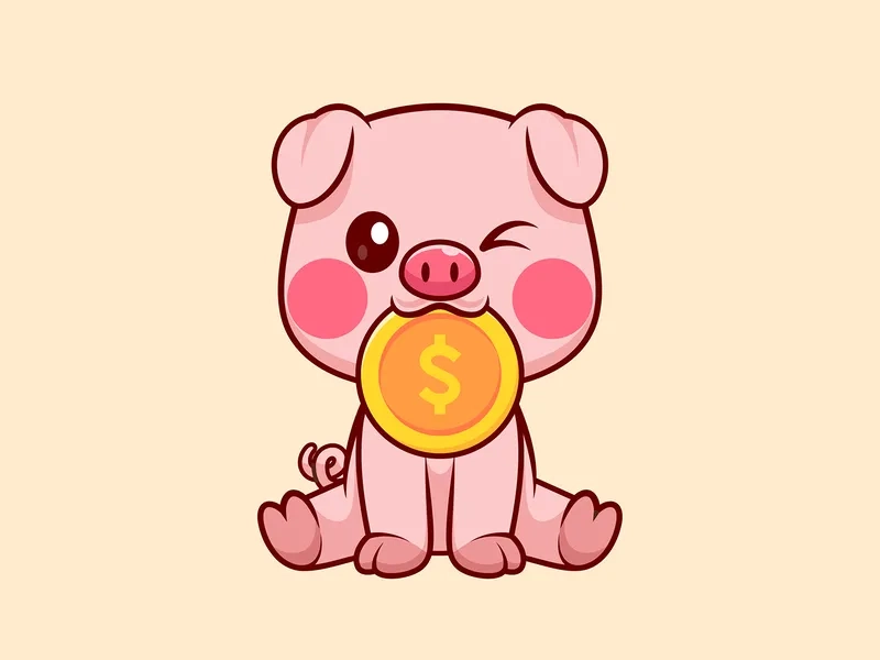Con lợn cute tròn trịa và cực kỳ đáng yêu
