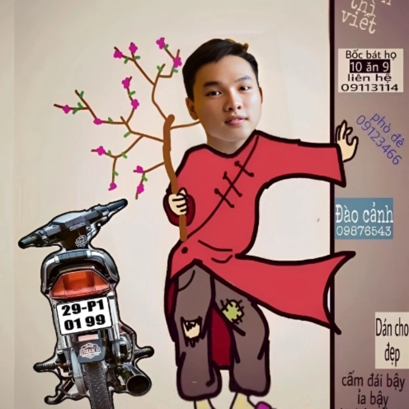Ảnh meme Tết độc đáo, siêu hài, mang đậm chất dân gian hiện đại