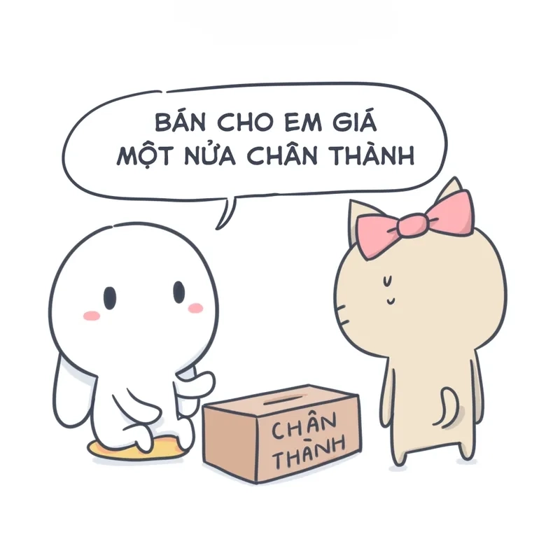 Meme thỏ 7 màu làm giang hồ, biểu cảm bá đạo