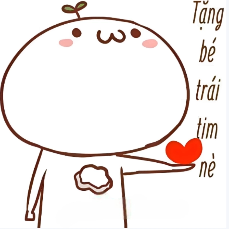 Yêu meme ngọt ngào, dễ thương để bày tỏ tình cảm!