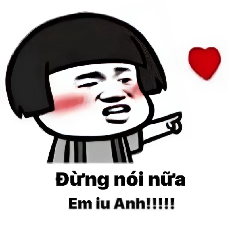 Tình yêu meme em bé có chữ cực kỳ dễ thương, dành cho những ai yêu thích sự ngọt ngào!