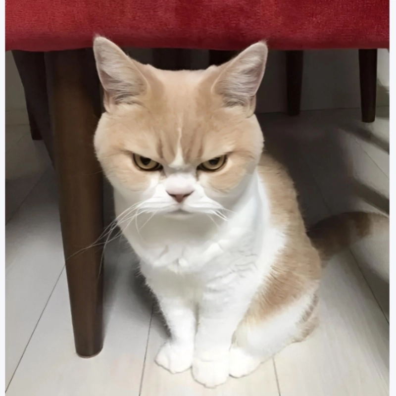 Meme con mèo tức giận khiến ai cũng phải mềm lòng