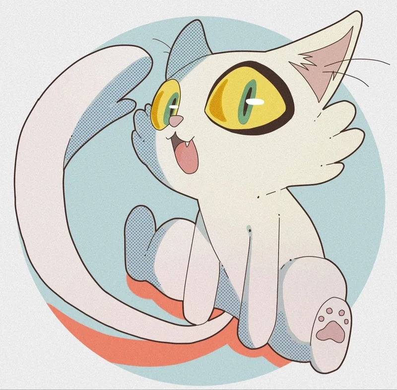 Đắm chìm trong sự dễ thương của ảnh mèo chibi cute