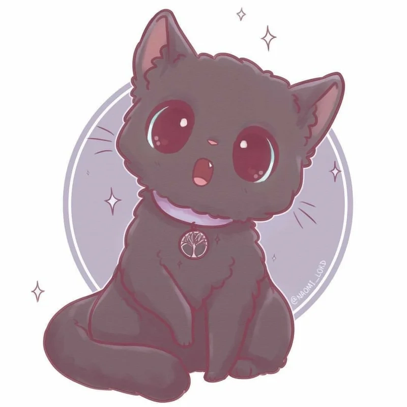 Lạc vào thế giới thần tiên với hình ảnh mèo chibi