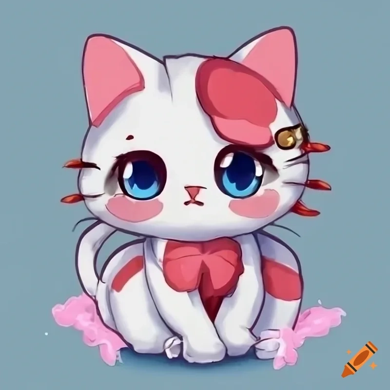 Bộ sưu tập hình con mèo chibi cute khiến ai cũng mê