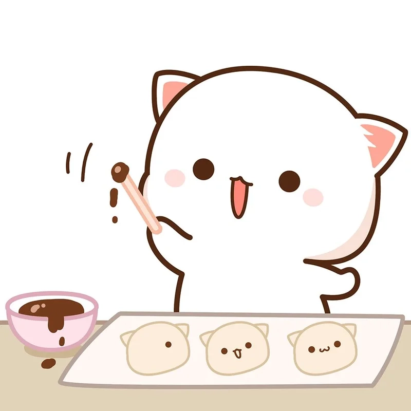 Bạn đã lưu ngay bộ mèo cute chibi hot nhất hôm nay chưa