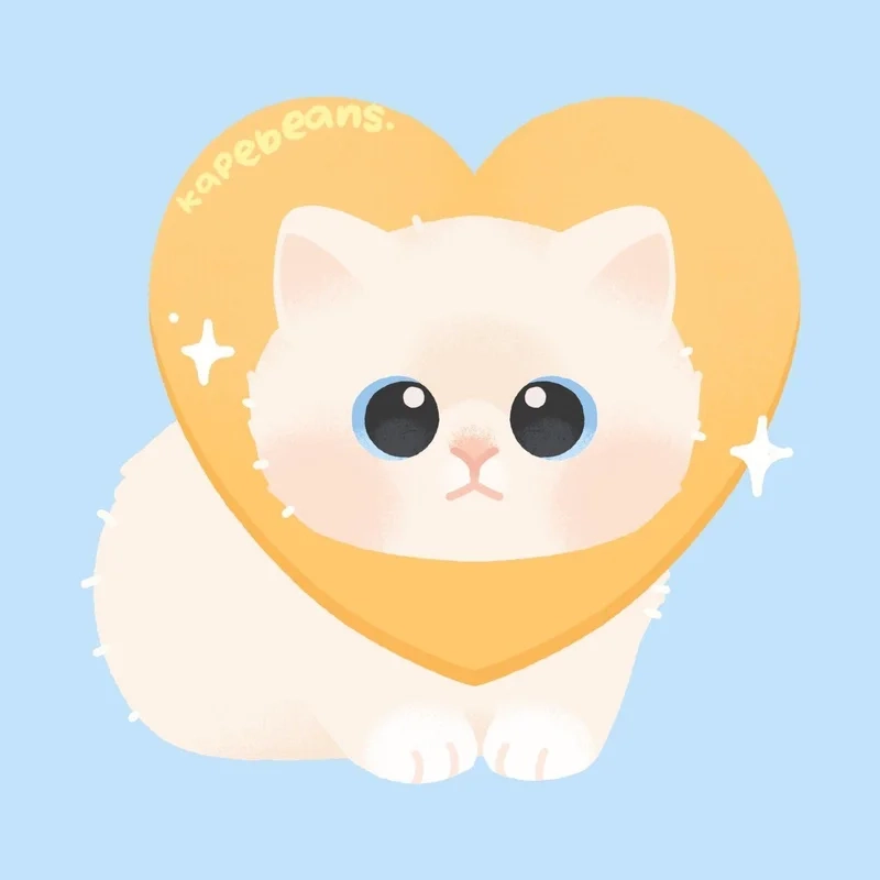 Lưu ngay hình mèo con chibi làm hình nền siêu yêu