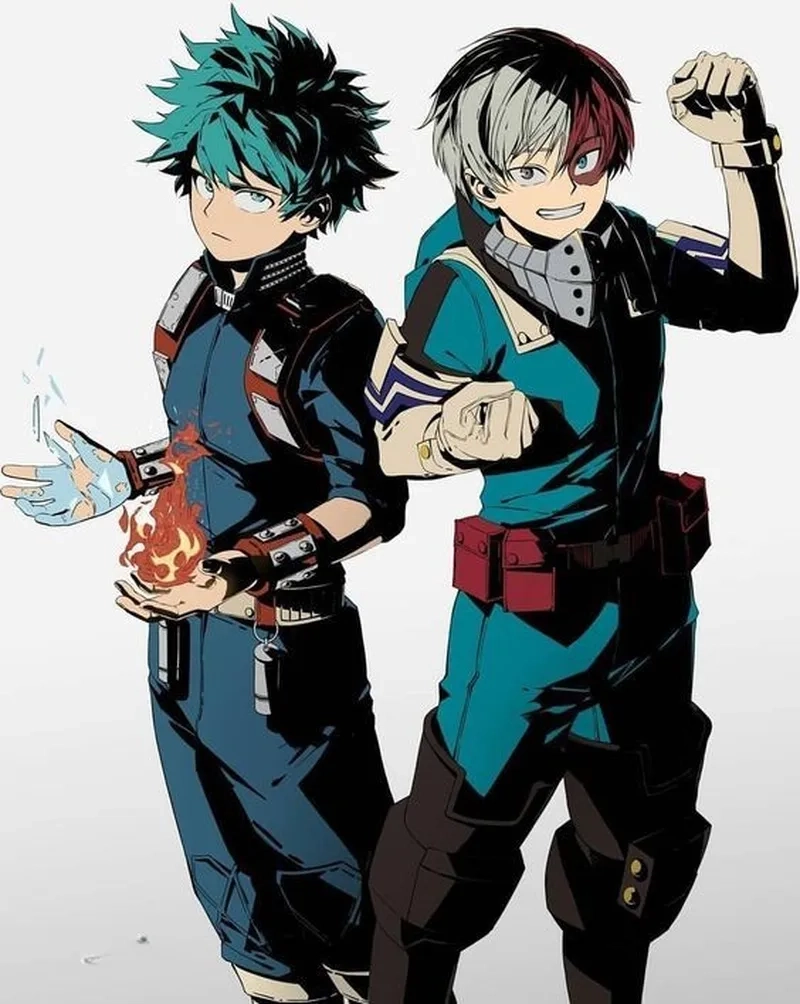 Todoroki Shouto x Midoriya Izuku là sự kết hợp hoàn hảo