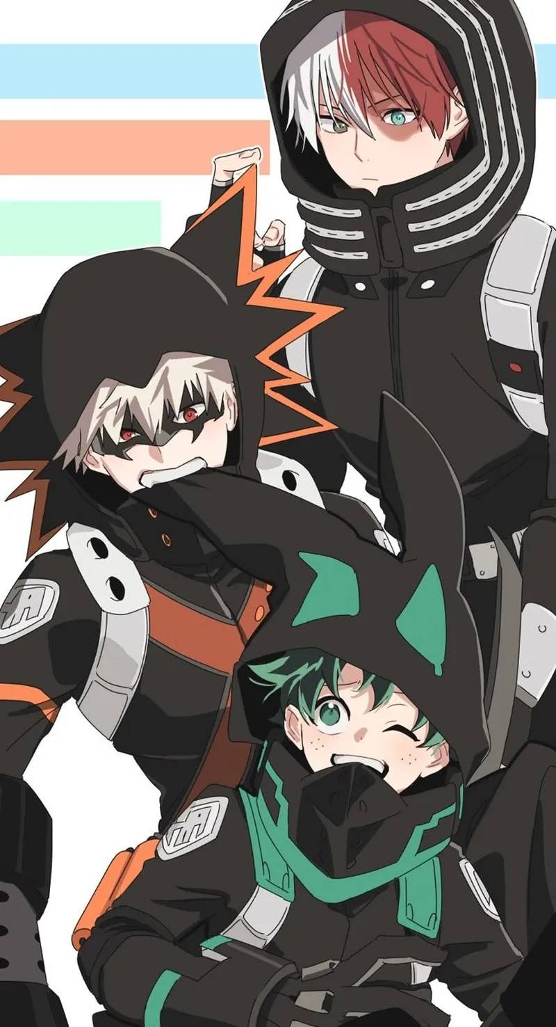 Bakugou Midoriya Todoroki cùng tạo nên những trận chiến gay cấn