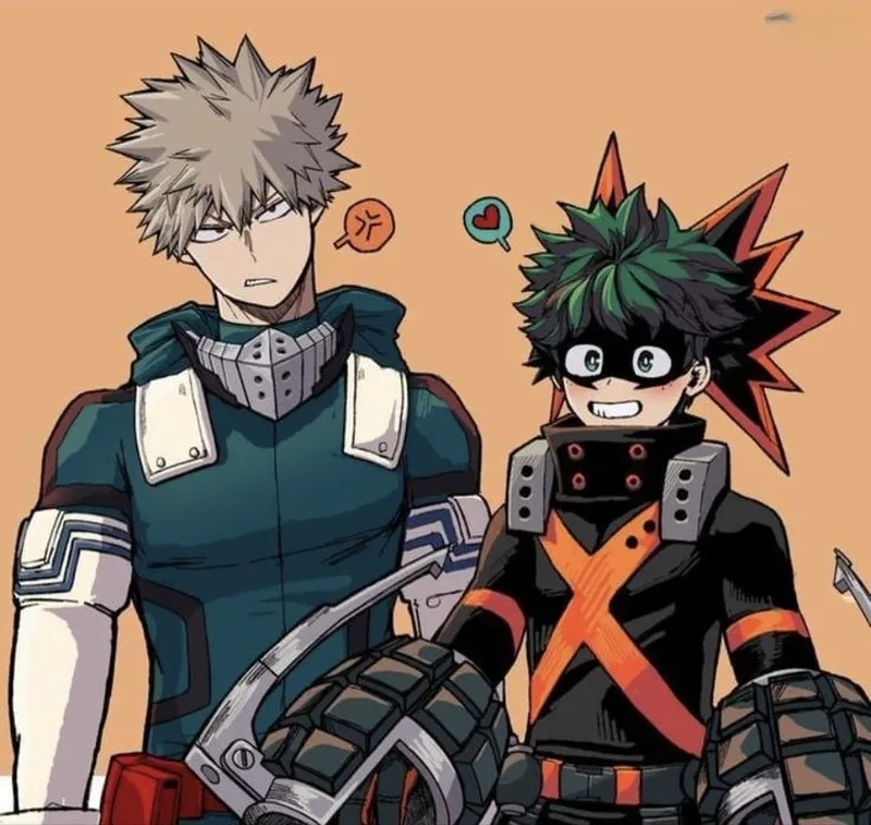 Midoriya Izuku x Bakugou Katsuki tạo nên trận chiến kịch tính