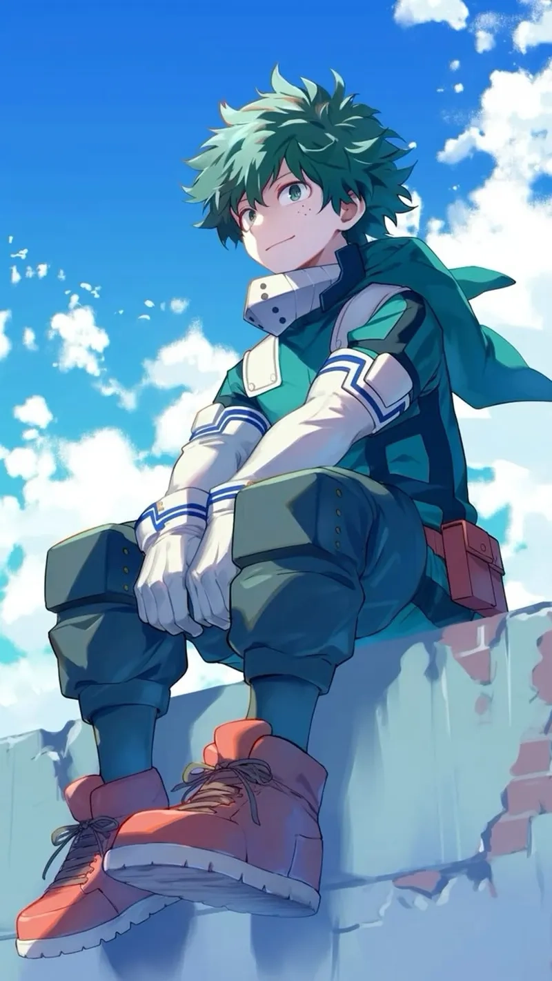 Izuku Midoriya Deku là nhân vật anh hùng không thể thiếu