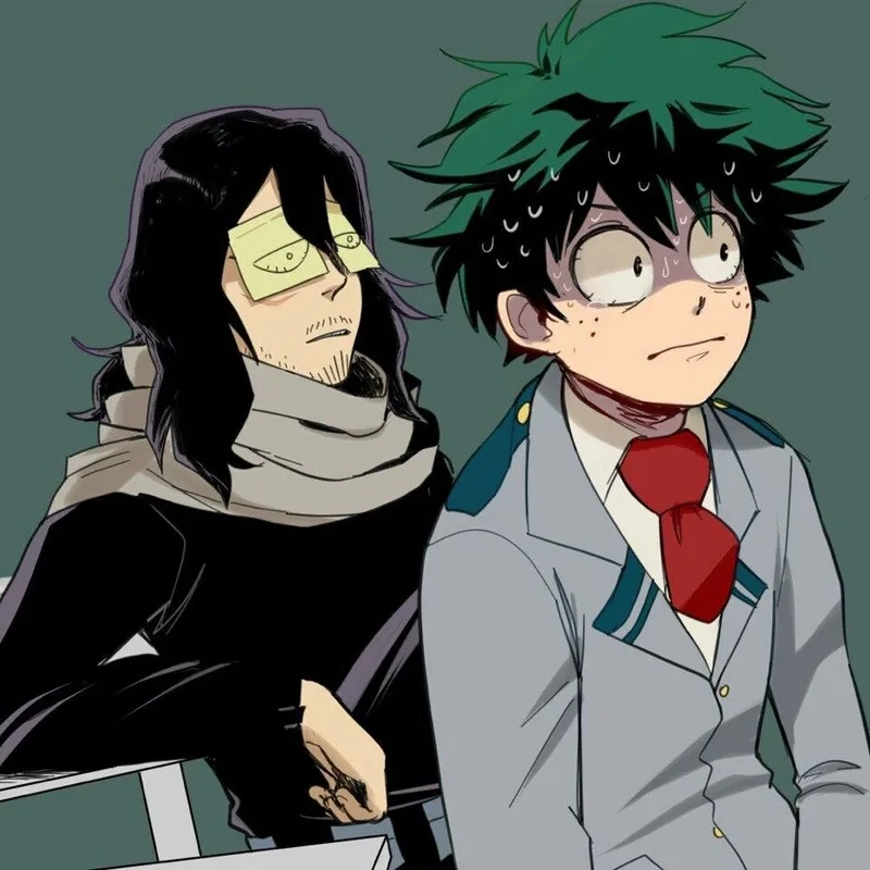 Aizawa x Midoriya là mối quan hệ thầy trò đáng ngưỡng mộ