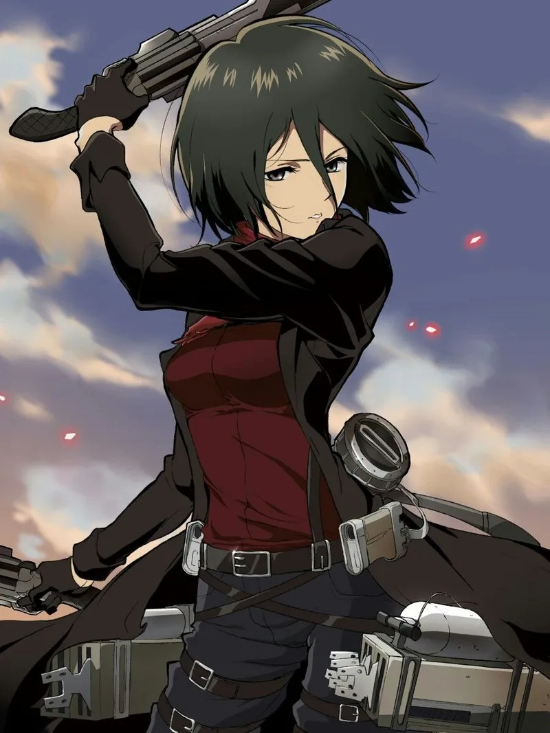 Attack on Titan Mikasa Ackerman là biểu tượng mạnh mẽ của sức chiến đấu