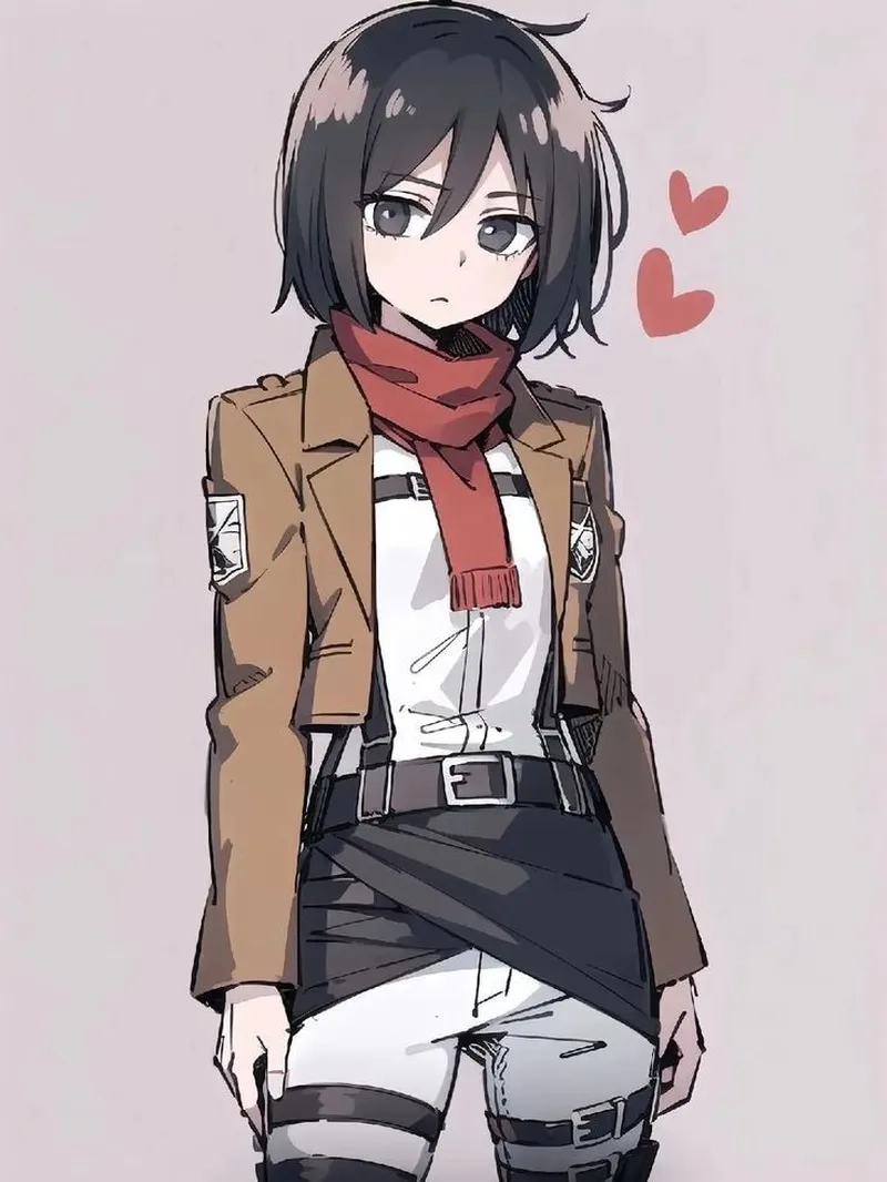 Anime Mikasa tuyệt đẹp và mạnh mẽ trong từng khoảnh khắc