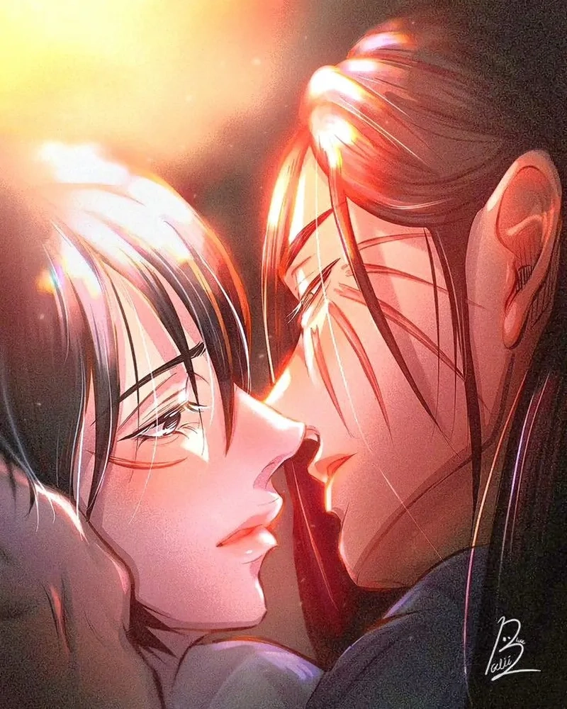 Eren x Mikasa kiss là những cảnh tình cảm đáng nhớ trong 