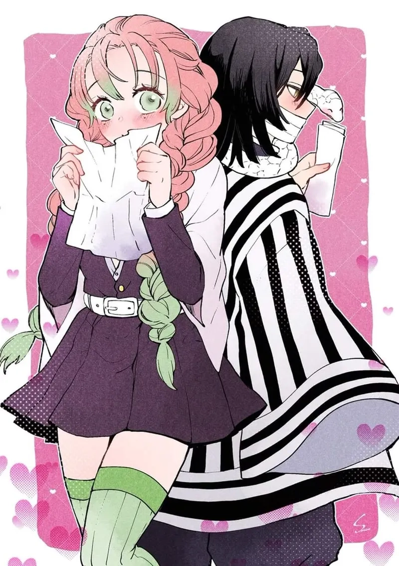 Obanai x Mitsuri cosplay gây bão cộng đồng fan anime