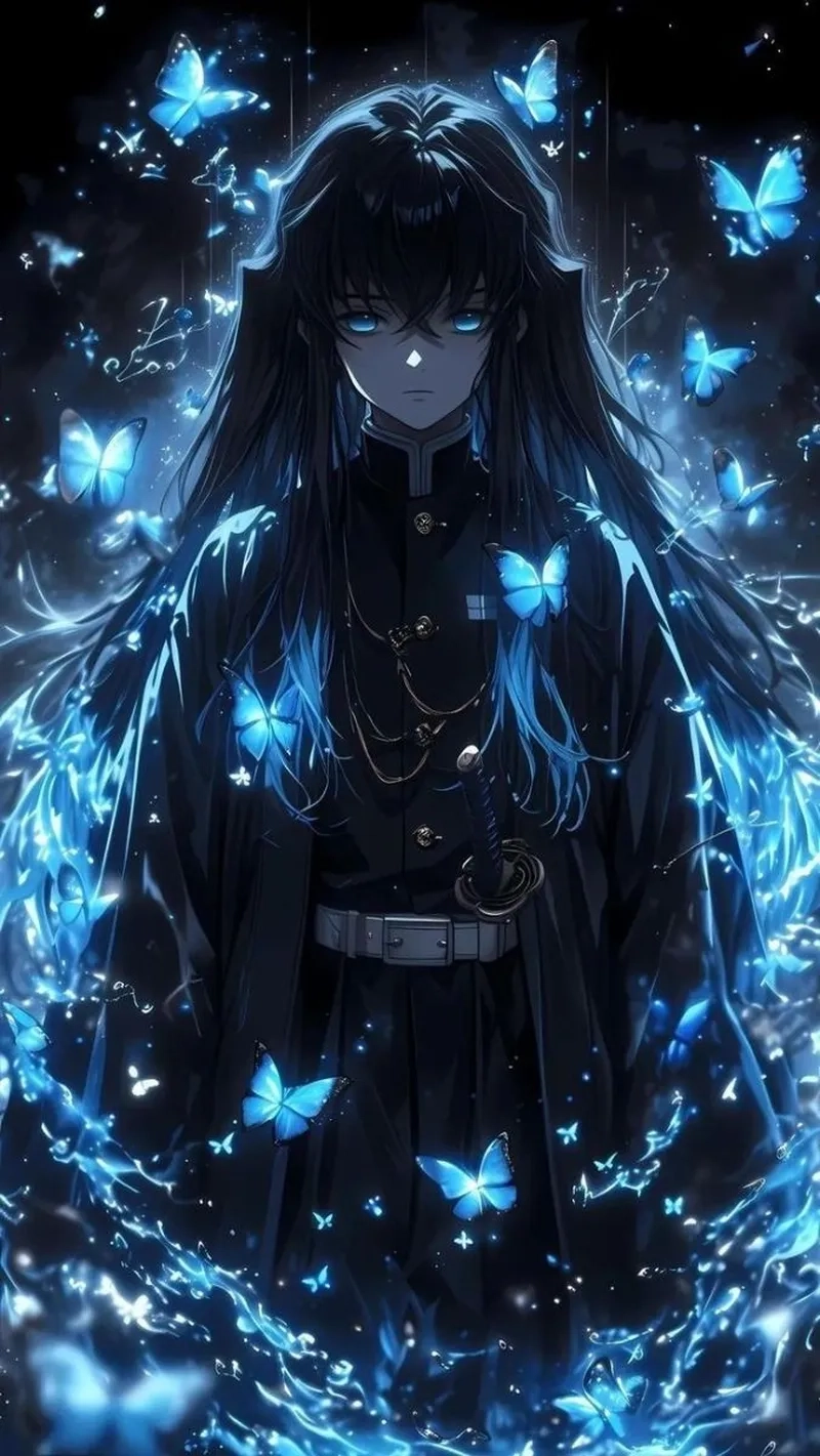 Muichiro official art luôn đầy cảm xúc