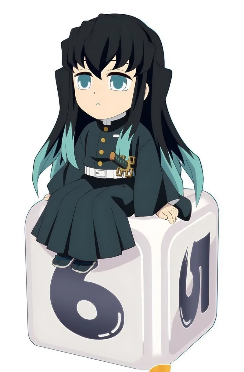 Muichiro vô tri chibi dễ thương đến ngây ngất