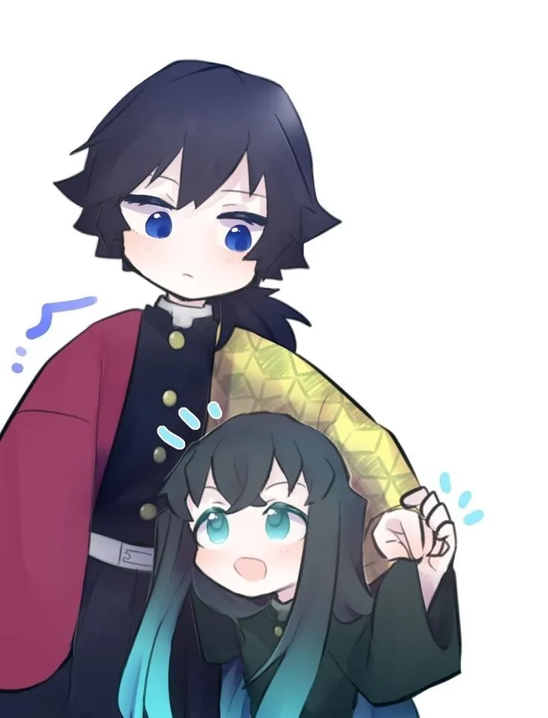 Phản ứng hóa học bùng nổ giữa Giyuu x Muichiro khiến fan mê mệt