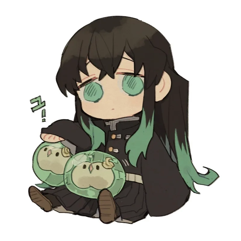 Hình ảnh muichirou chibi đầy màu sắc và sinh động