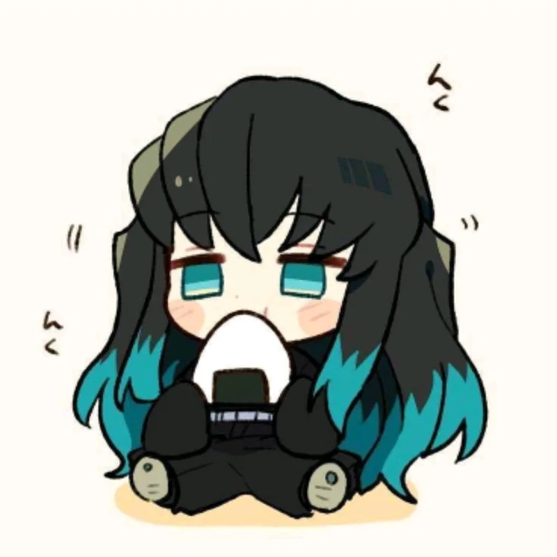 Hình muichirou chibi cute sẽ khiến bạn không thể rời mắt