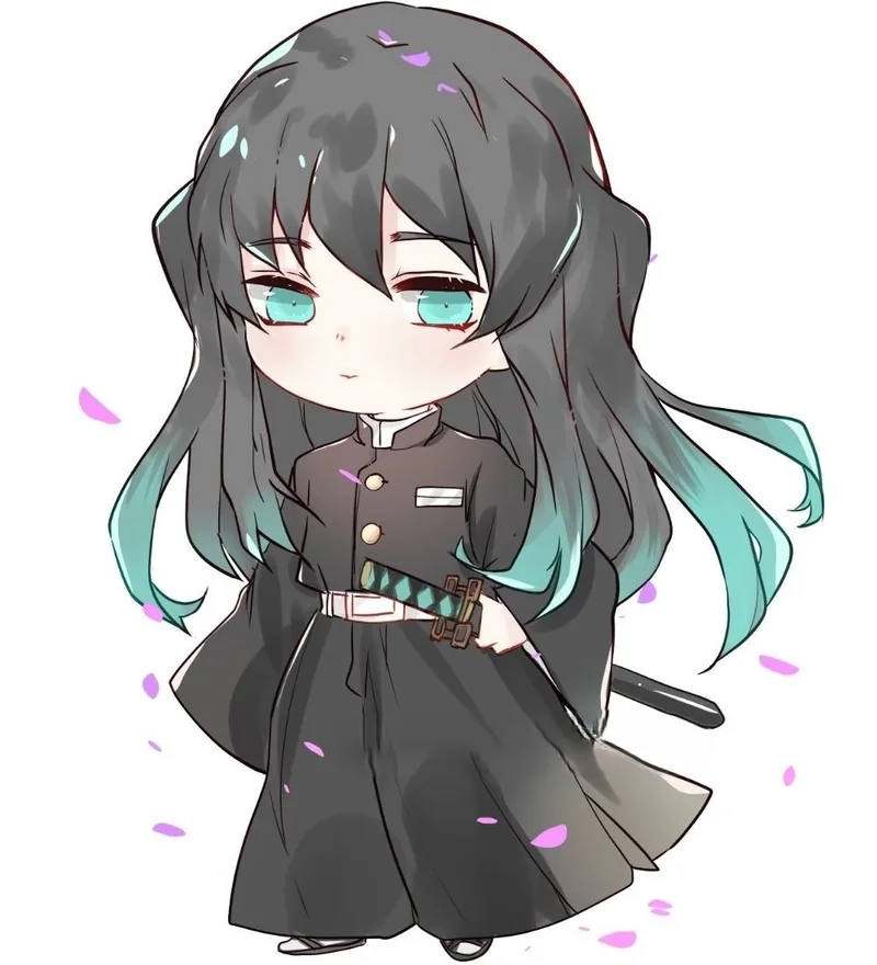 Hình ảnh muichirou chibi cute đầy sinh động và dễ thương