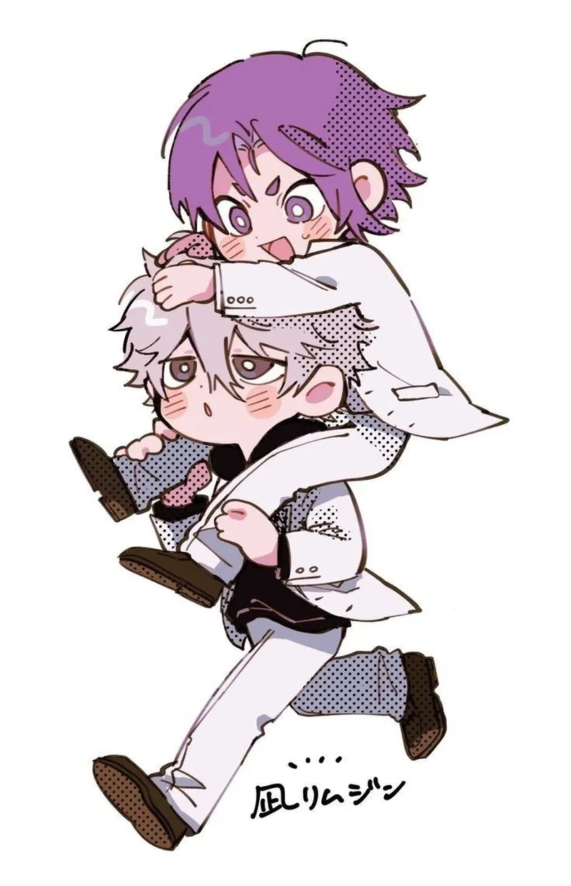 Nagi x Reo chibi mang đến hình ảnh đáng yêu cho fan