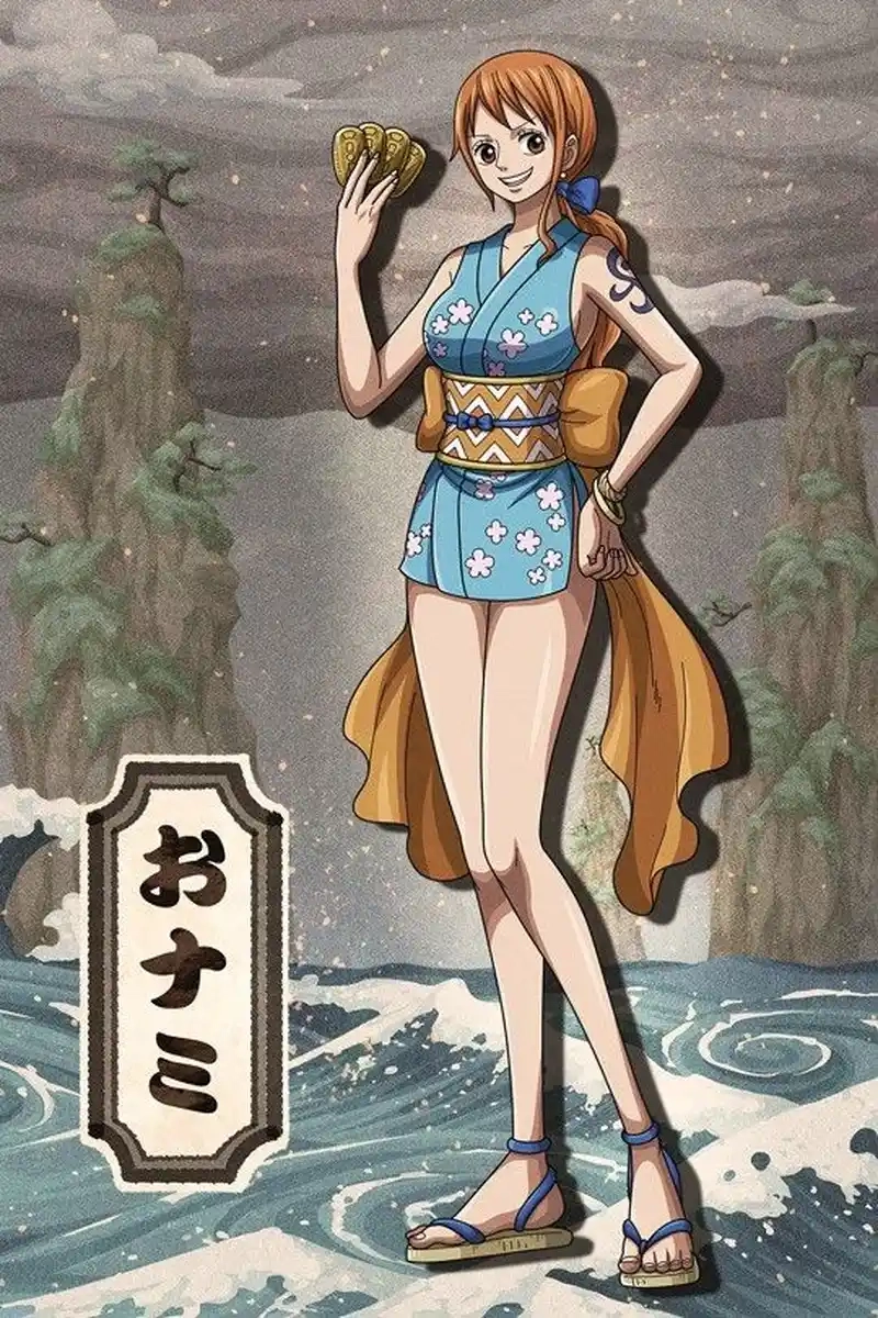 Tải ngay Nami One Piece wallpaper HD Android cho dế yêu của bạn