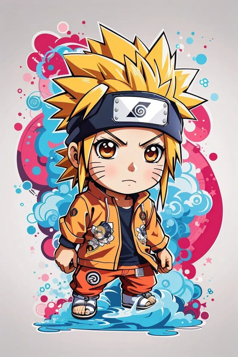 Naruto cute chibi làm bạn không thể rời mắt
