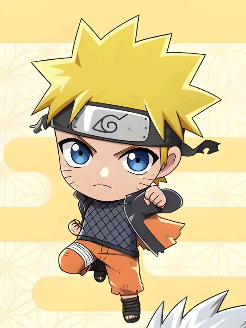 Ảnh Naruto cute chibi là món quà đáng yêu cho fan