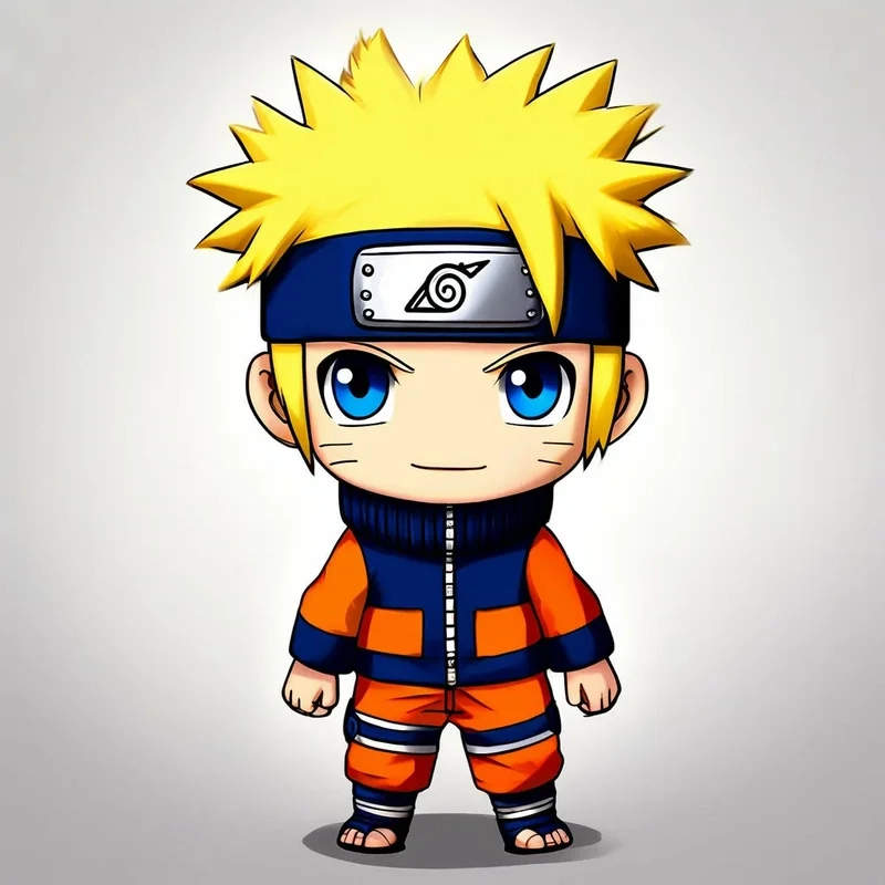 Hình naruto chibi 3d tạo nên một phong cách mới lạ và độc đáo