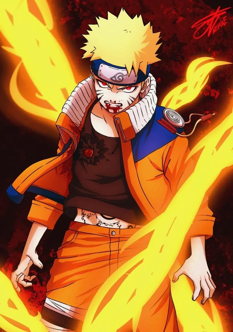 Hình nền điện thoại với ảnh ngầu Naruto cực chất