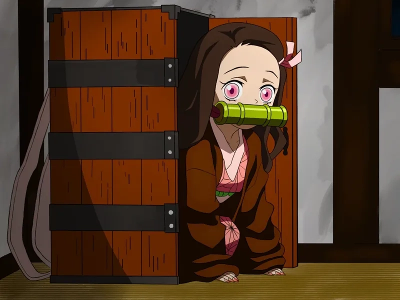Vẽ Nezuko cute với những nét vẽ đầy sáng tạo và đáng yêu
