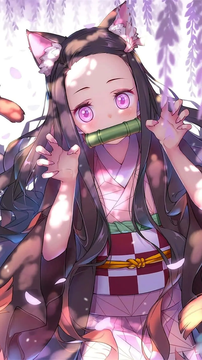 Khám phá Nezuko cute eyes với ánh nhìn đầy bí ẩn