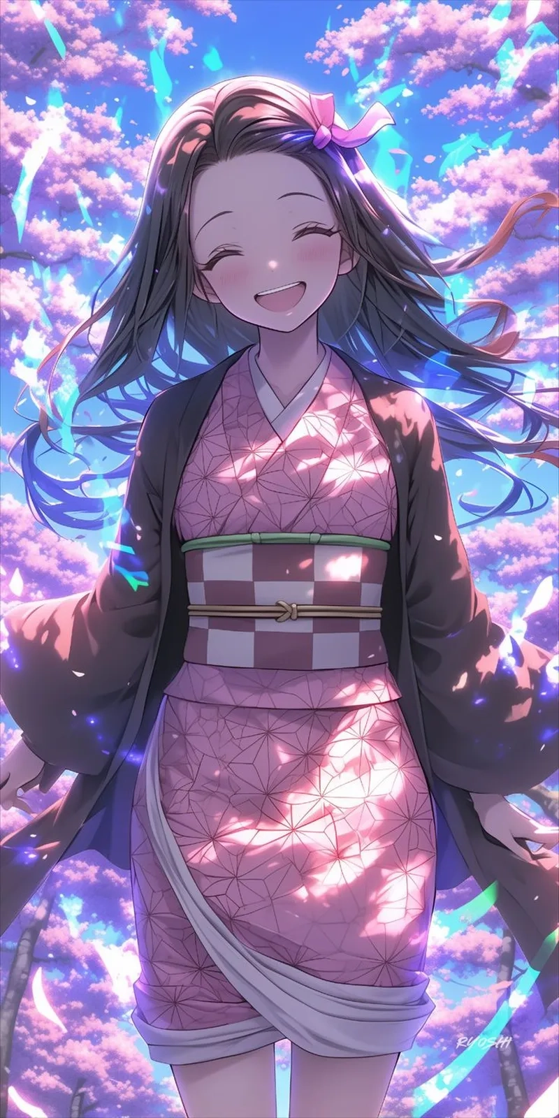 Hình Nezuko cute khiến ai cũng phải mê mẩn