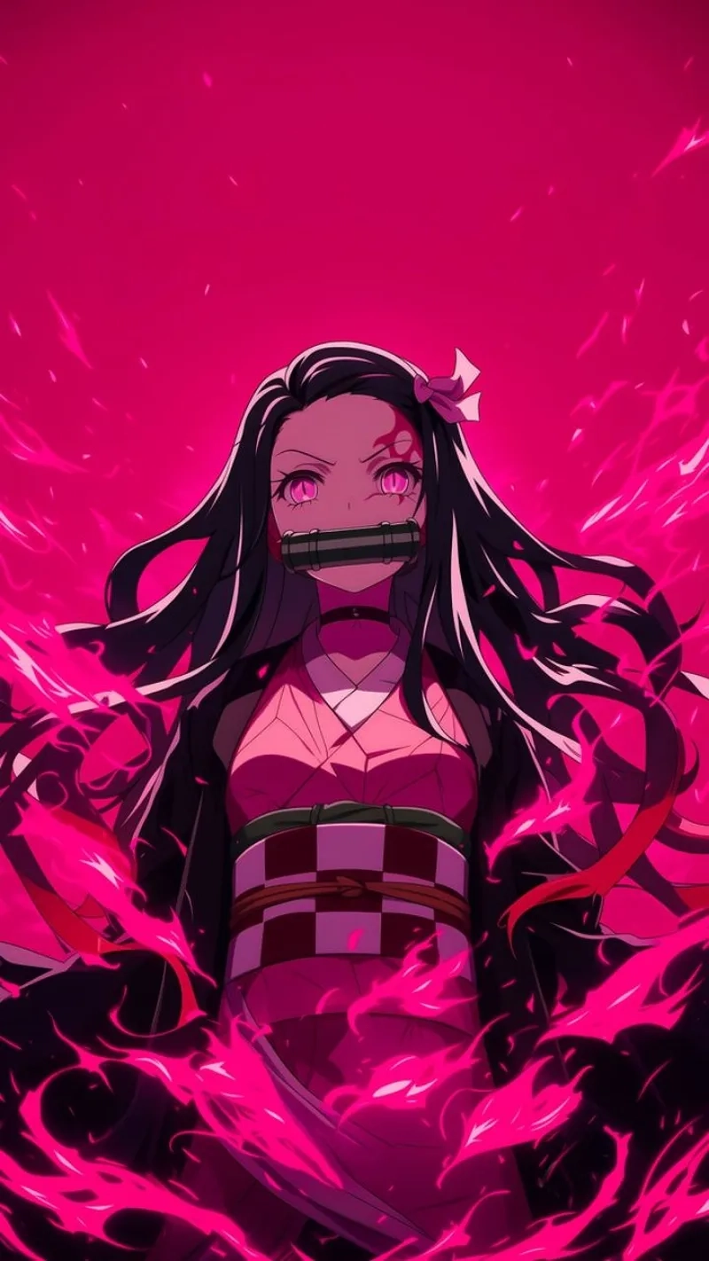 Wallpaper Nezuko HD đẹp tuyệt vời cho màn hình