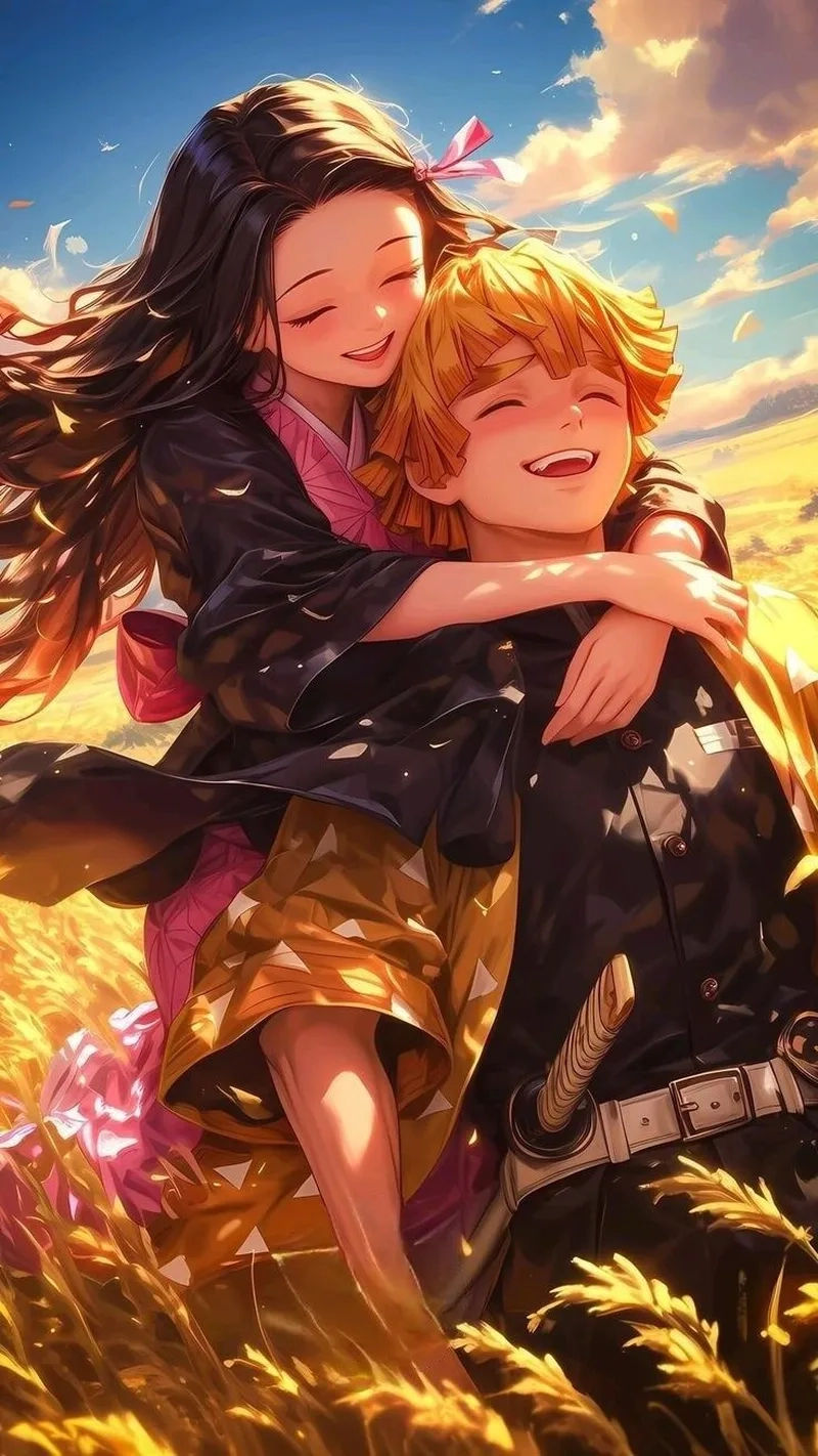 Zenitsu x Nezuko đầy ngọt ngào và đáng yêu