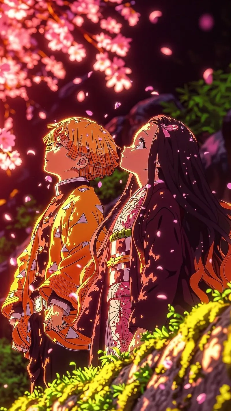 Nezuko and Zenitsu greatm8 là cặp đôi hot trong cộng đồng