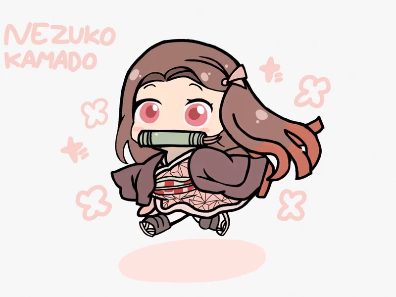 Nezuko chibi dễ thương đến nỗi bạn không thể rời mắt
