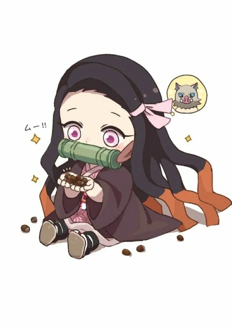 Hình ảnh nezuko chibi cực kỳ đáng yêu cho bộ sưu tập của bạn