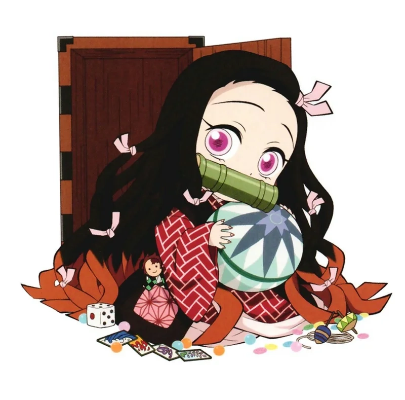 Hình nền nezuko cute chibi cho màn hình của bạn thêm dễ thương