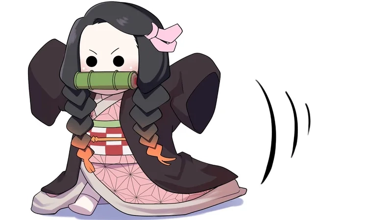 Cute anime nezuko chibi khiến ai cũng phải yêu thích ngay từ lần đầu tiên