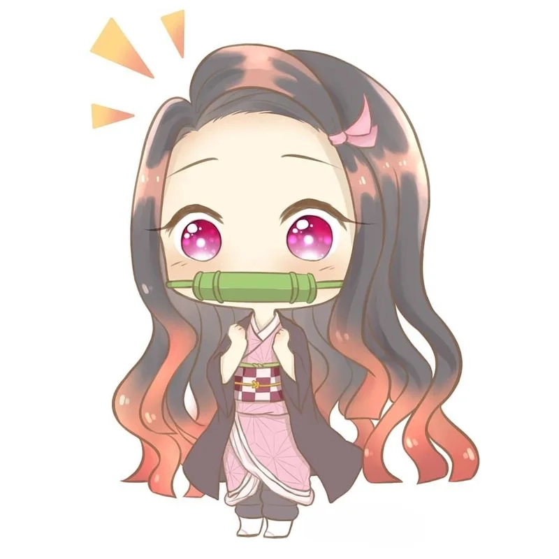 Easy nezuko chibi giúp bạn sáng tạo những bức tranh cực dễ thương