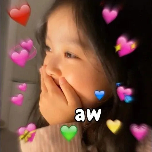 Hình meme ngại ngùng thể hiện sự e dè đáng yêu