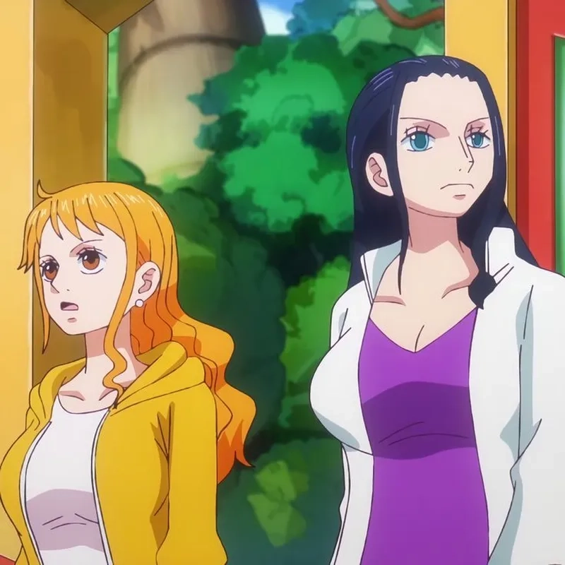 Những khoảnh khắc dễ thương của Nami and Nico Robin